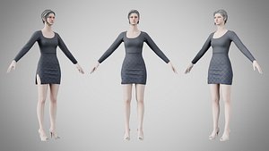 3D Dress 54 Mako model