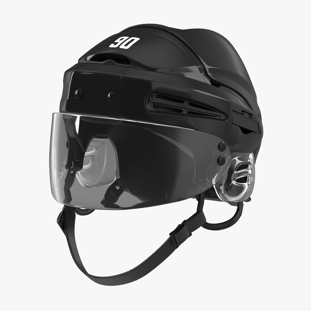 Hockey Helmet Generic 3D Model 3D model preview