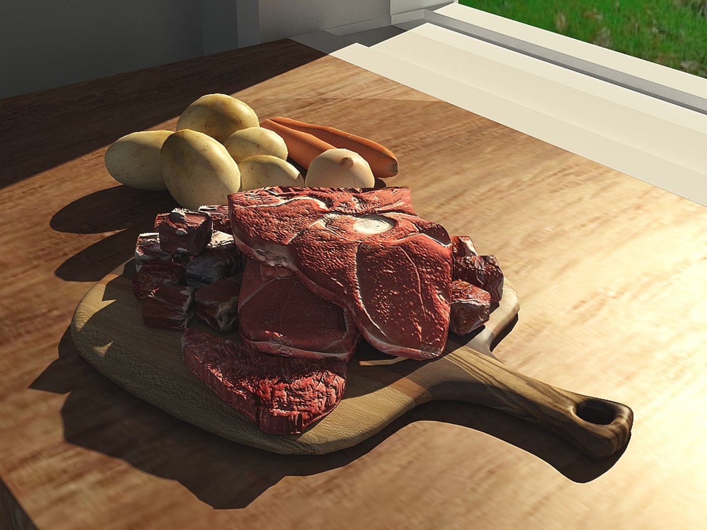 3D meat TurboSquid 1256383