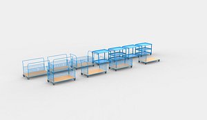3D Handling Trolley 02 3D model