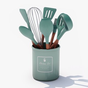Utensils Spatula Set model