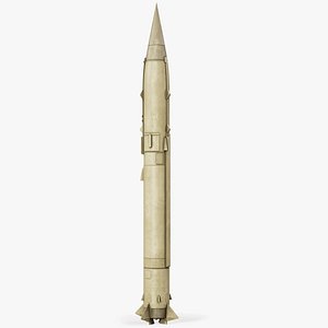 3D R-5M Ballistic Missile