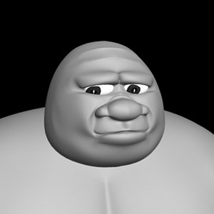 night club bouncer 3d max