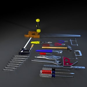 3d hand tool model