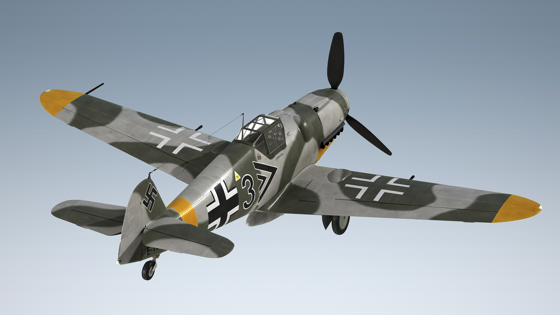 Messerschmitt Bf 109G 3D model - TurboSquid 1826538