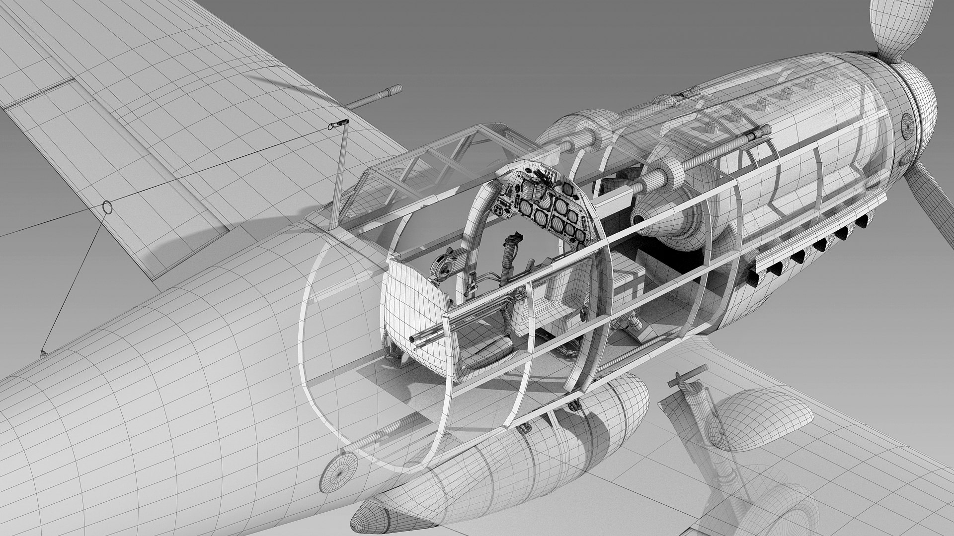 Messerschmitt Bf 109G 3D model https://p.turbosquid.com/ts-thumb/Yw/QTy70t/Pu/bf109_wire_04/jpg/1639256454/1920x1080/fit_q87/e3b618622f5edde0a9e1bc9f1b000b6552d06daa/bf109_wire_04.jpg