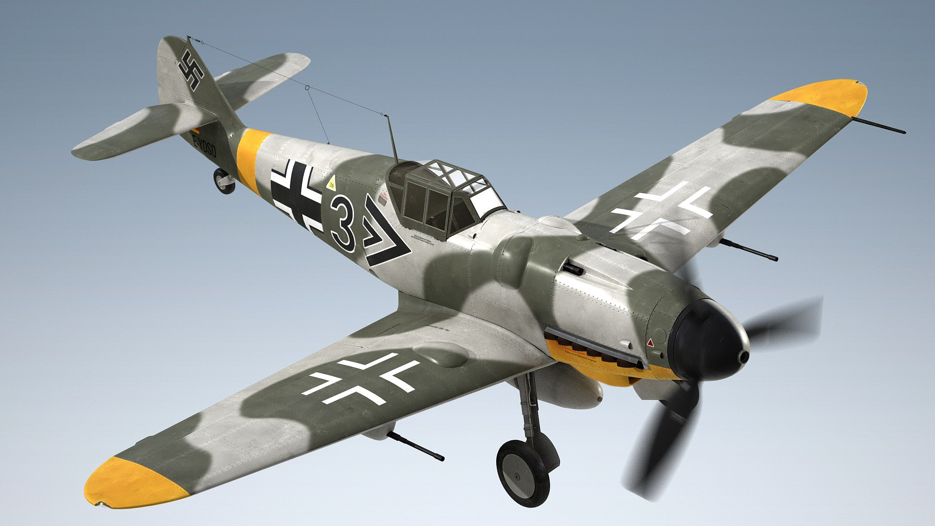 Messerschmitt Bf 109G 3D model https://p.turbosquid.com/ts-thumb/Yw/QTy70t/Wi/bf109_10/jpg/1639256437/1920x1080/fit_q87/f26f787641af2641dce8d807bdf0d651788b631d/bf109_10.jpg