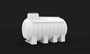 3D plastic water tank 05 3D model model
