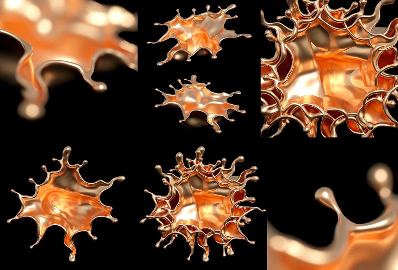 3D Splash Liquid Model - TurboSquid 1626643