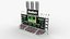large fully customizable scoreboard 3d model