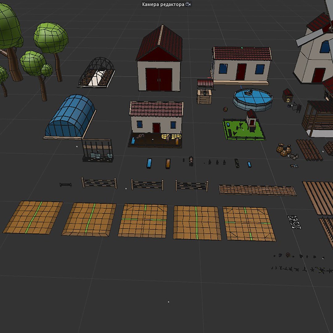 3D Farm asset collection Low-poly model https://p.turbosquid.com/ts-thumb/Yw/Za2TNg/5A/preview26/jpg/1696507617/1920x1080/fit_q87/604ff2e53f9121f67087efaabc998725fc72d31f/preview26.jpg