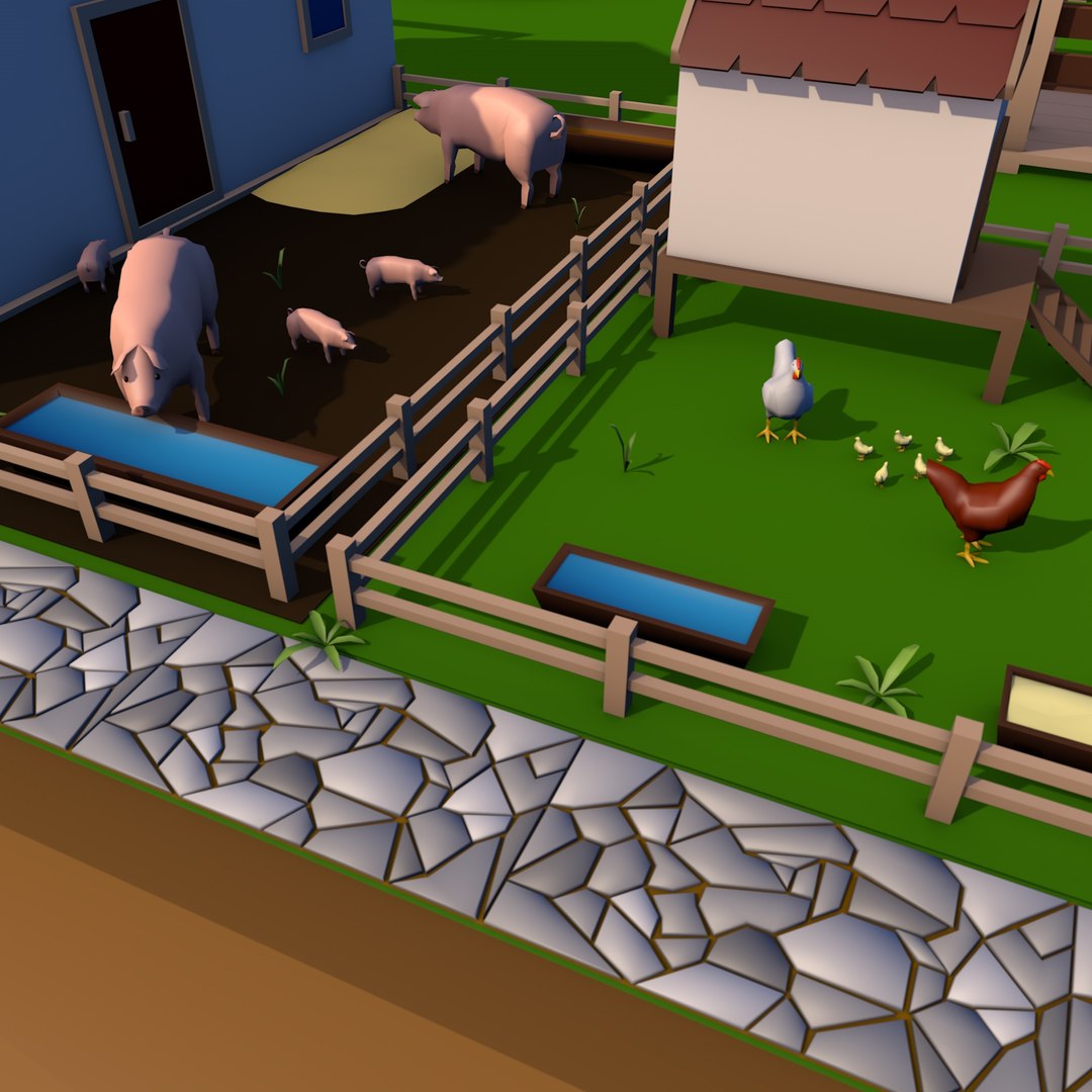 3D Farm asset collection Low-poly model https://p.turbosquid.com/ts-thumb/Yw/Za2TNg/I2/preview14/jpg/1696507610/1920x1080/fit_q87/f3b13c7232f371de4b6683e35aabdeb26de12324/preview14.jpg