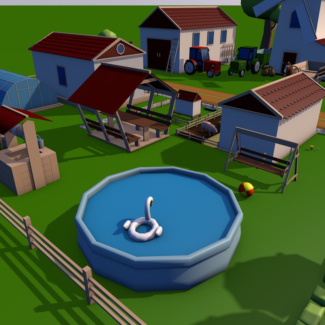 3D Farm asset collection Low-poly model https://p.turbosquid.com/ts-thumb/Yw/Za2TNg/bg/preview16/jpg/1696507611/1920x1080/fit_q87/6adde6adbee49f65c24956fd2d73285f8792a8d7/preview16.jpg