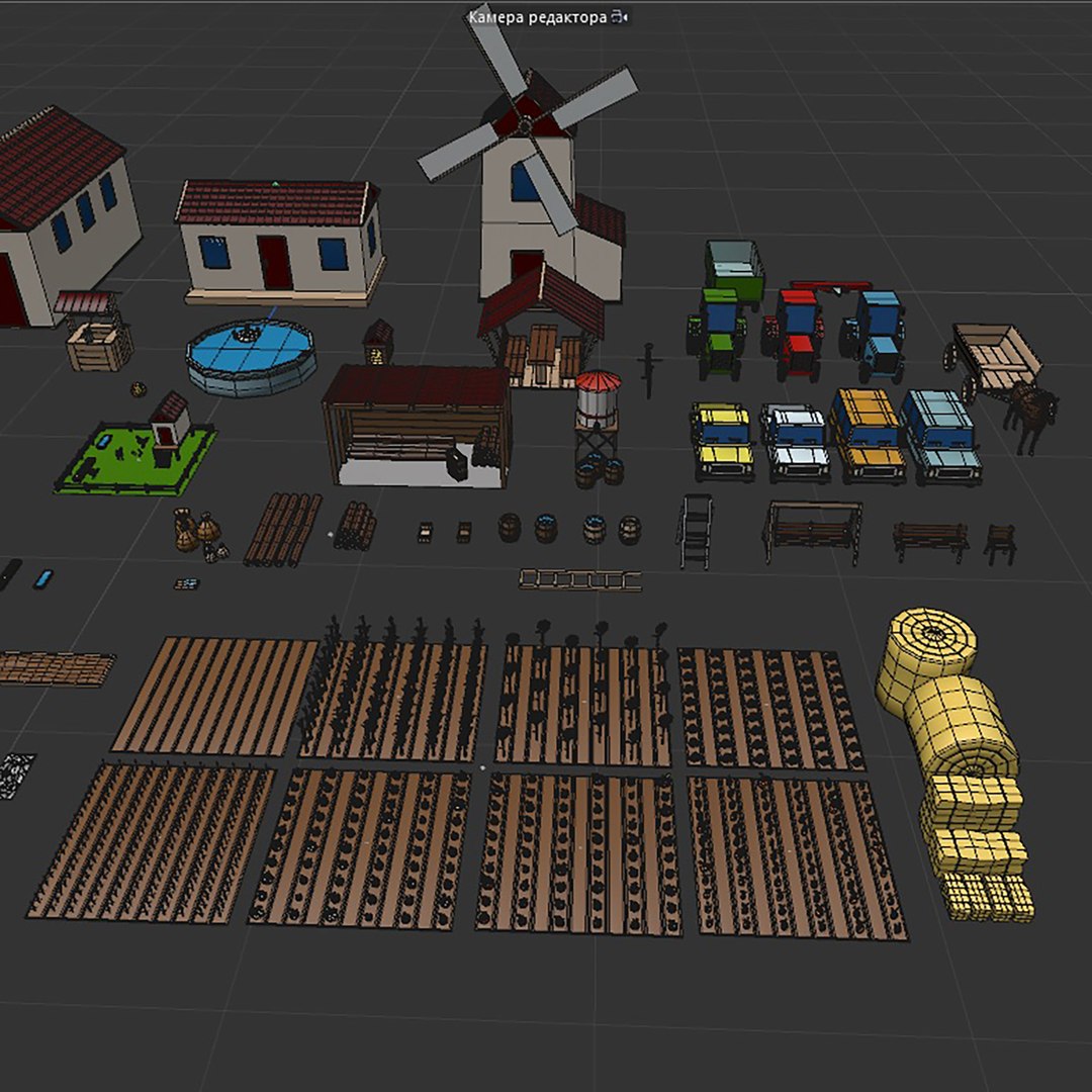 3D Farm asset collection Low-poly model https://p.turbosquid.com/ts-thumb/Yw/Za2TNg/m0/preview25/jpg/1696507617/1920x1080/fit_q87/e1fb2f820371c31d8218baf0f6b6ec20015b8479/preview25.jpg