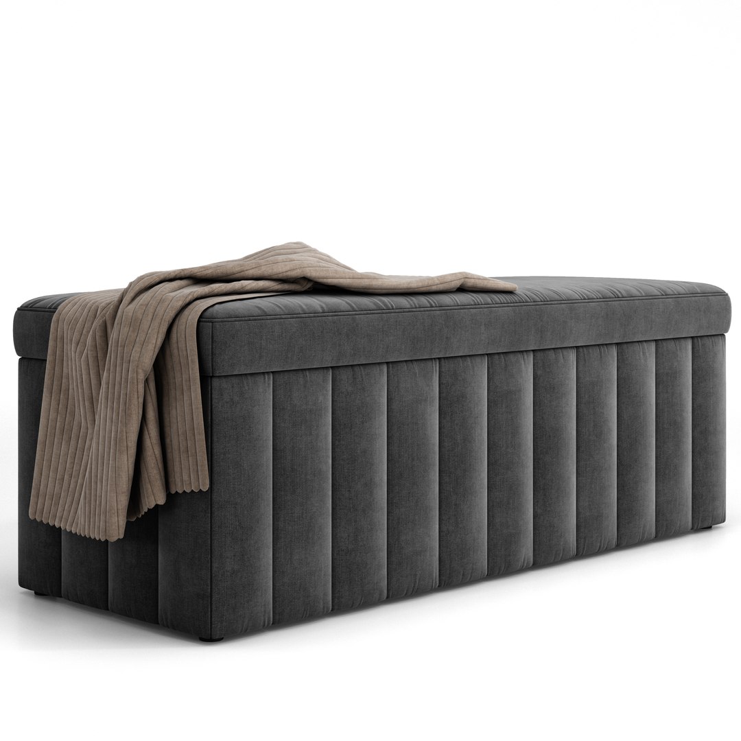 MercerReid Kensington Blanket Box Model TurboSquid 1725487