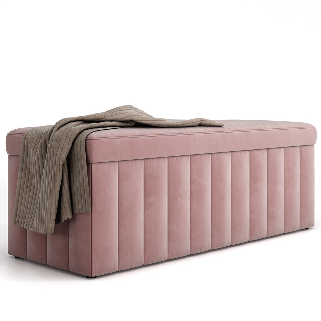 MercerReid Kensington Blanket Box Model TurboSquid 1725487