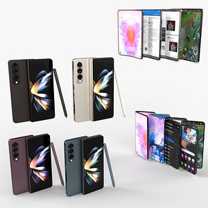 Samsung Galaxy Z Fold 4 3D