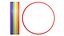 Regenbogen-Gummi-Armband