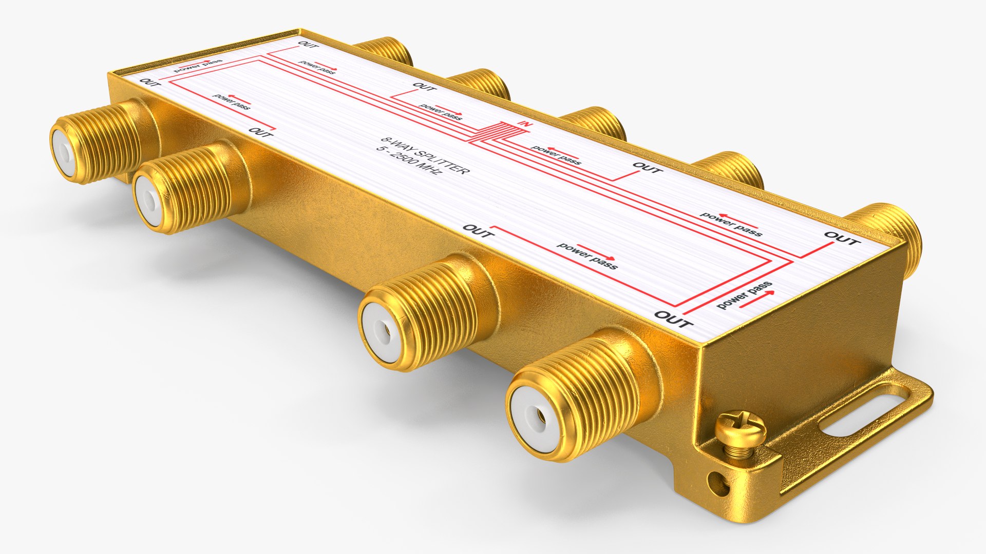 CATV Broadband Coaxial Splitter 8 Way model https://p.turbosquid.com/ts-thumb/Yw/lAuLCa/Ua/catvbroadbandcoaxialsplitter8waymb3dmodel009/jpg/1629514695/1920x1080/fit_q87/cb104057ef5f687e7883f4cbe02780f8e8208a41/catvbroadbandcoaxialsplitter8waymb3dmodel009.jpg