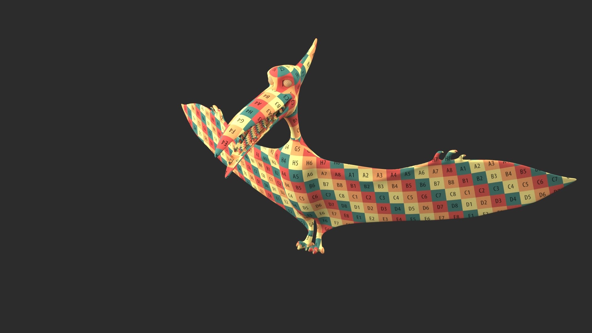 Cartoon Dinosaur Pterodactyl 3D model https://p.turbosquid.com/ts-thumb/Yw/nQ0oIW/M8/wireframe0000/jpg/1675408419/1920x1080/fit_q87/8a2669b8feaf9dfb0c4dd7e540b4d52e47e5d38d/wireframe0000.jpg