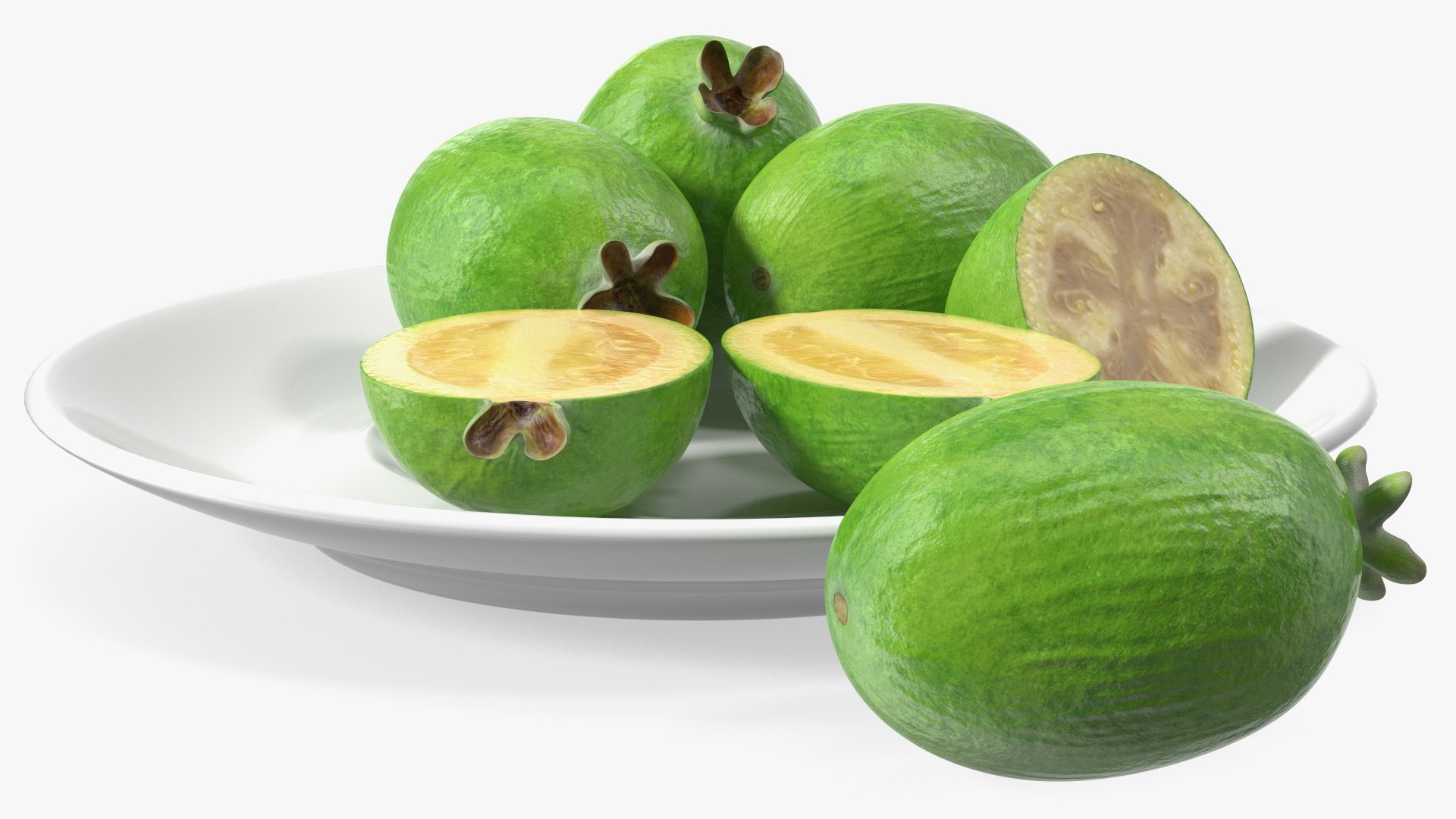 Heap Feijoa Fruit Plate 3D https://p.turbosquid.com/ts-thumb/Yw/qNGeHo/8c/heapfeijoafruitplatec4dmodel008/jpg/1641768842/1920x1080/fit_q87/23b8dc4c9f70e09569598bc100fe3aa12ce8bfbe/heapfeijoafruitplatec4dmodel008.jpg