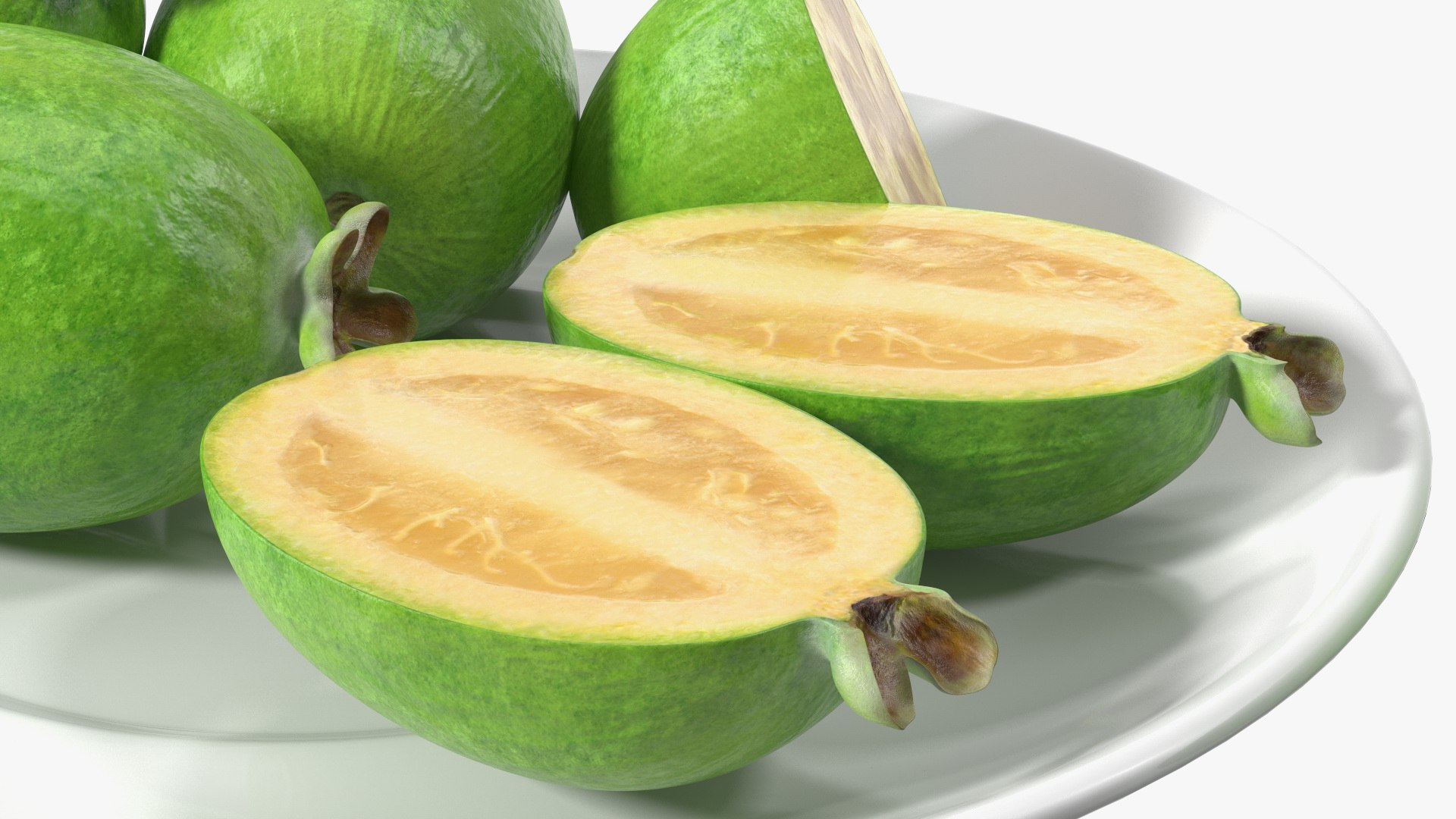 Heap Feijoa Fruit Plate 3D https://p.turbosquid.com/ts-thumb/Yw/qNGeHo/ud/heapfeijoafruitplatec4dmodel013/jpg/1641768855/1920x1080/fit_q87/614b2b7f8750414d6e4808f89c124f7da55c4d34/heapfeijoafruitplatec4dmodel013.jpg