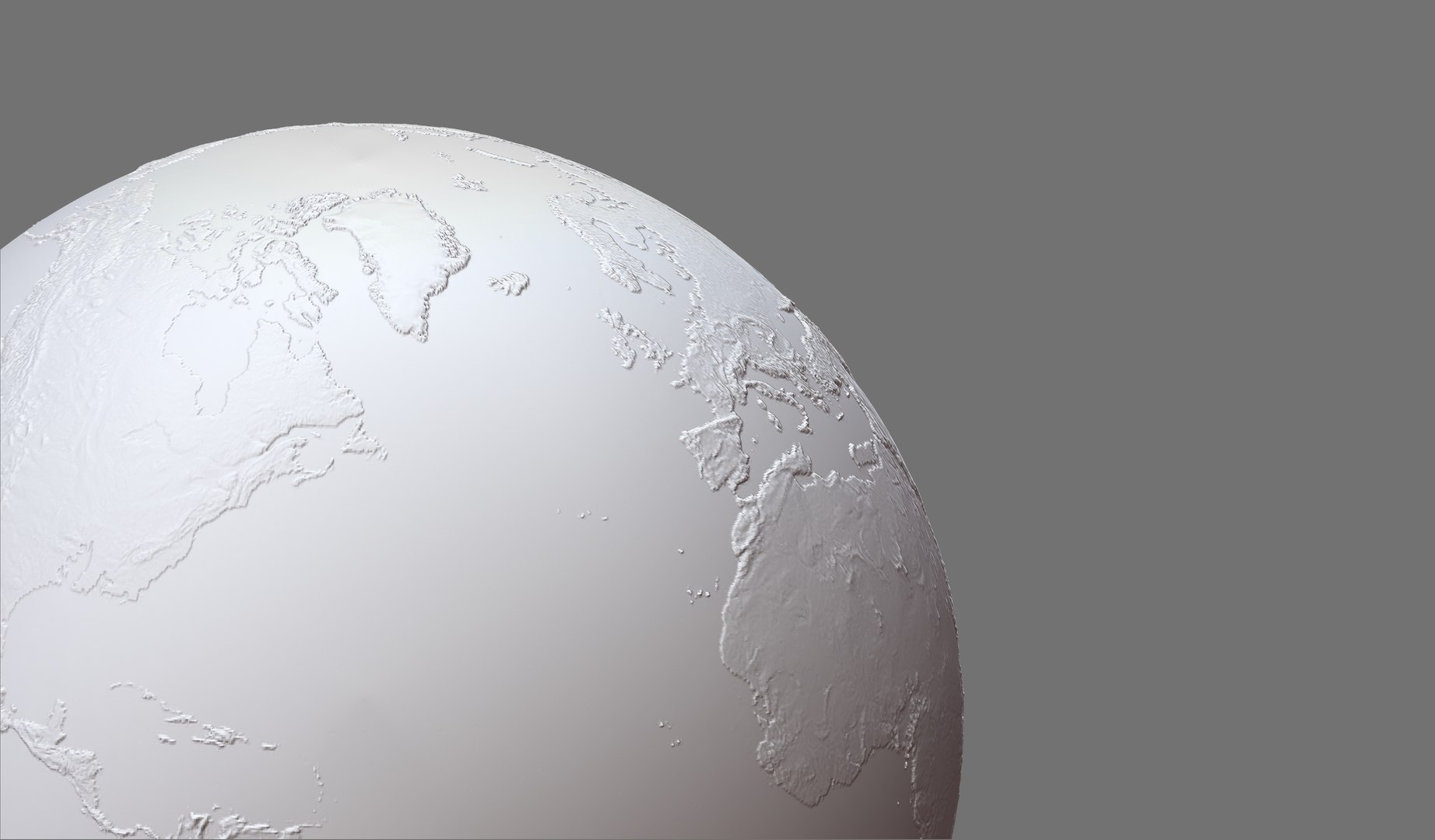 3D Earth Relief Model - TurboSquid 1410149