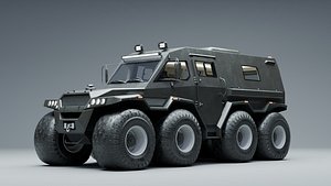 3D 8x8 Shaman-Avtoros Black model