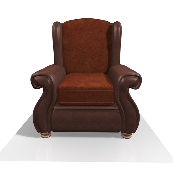 fabric leather chair 3d 3ds