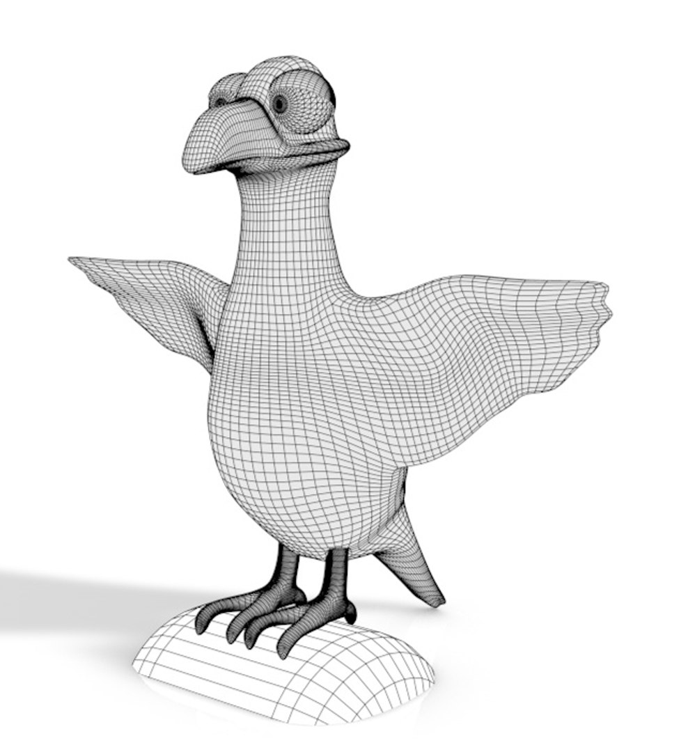 Parrot Cartoon 3D Model - TurboSquid 1296982