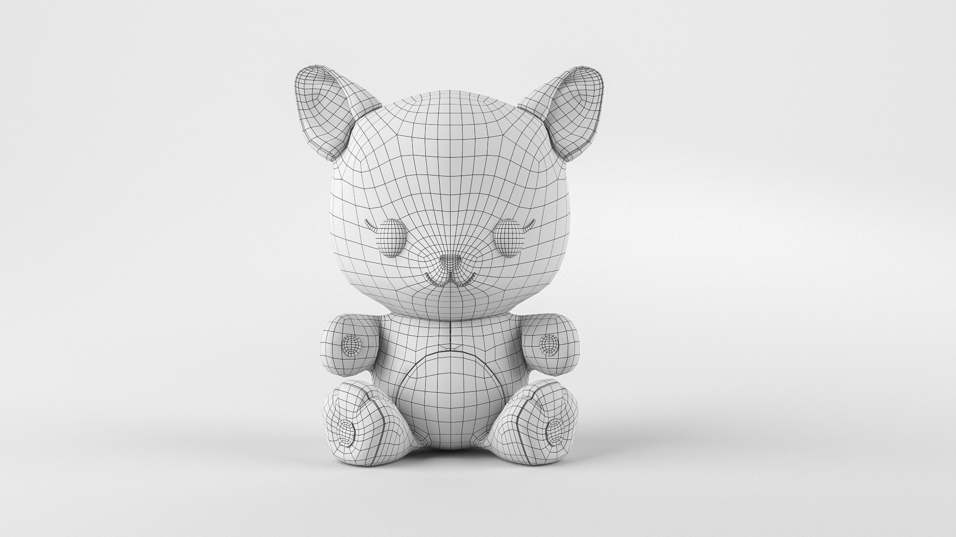 Cuddly Kitty Cat 3D Model - TurboSquid 1347856