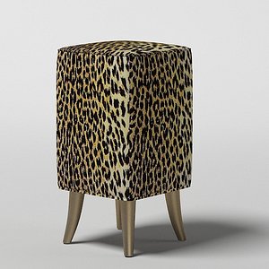 3d 3ds puff padded stool