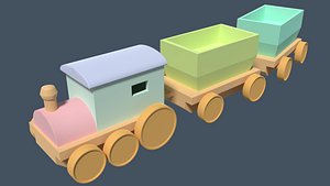 3D model toy train