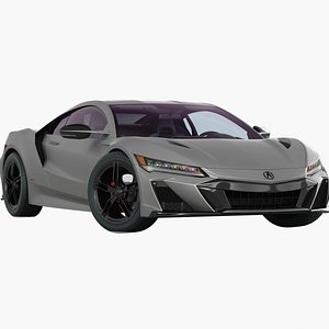 Acura NSX Type S 2022 With Interior 3D model