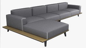 Modular Sofa - Panama II Outdoor 3D model