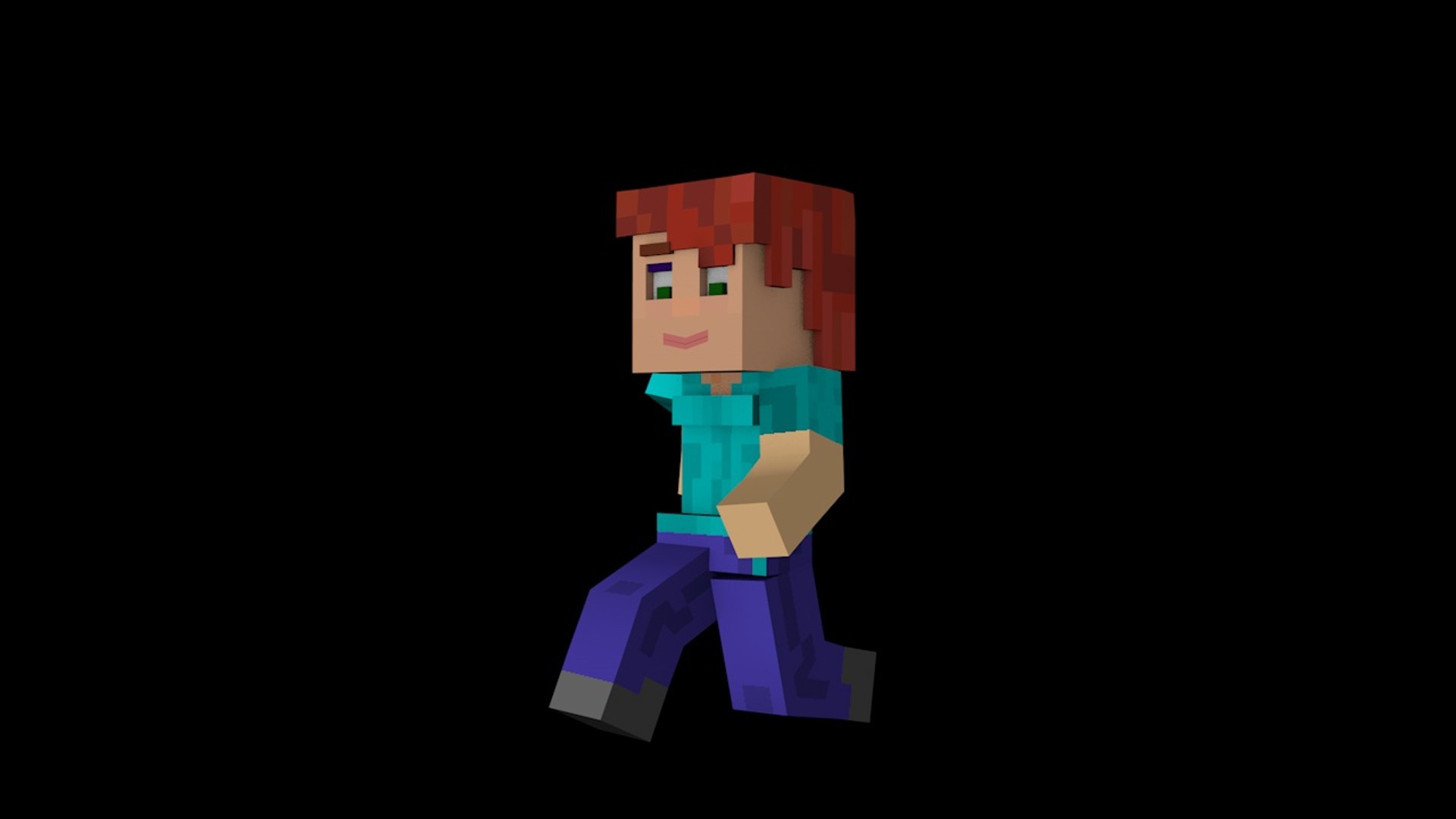 Minecraft Rig Voidanimationz Female C4d