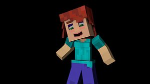 Minecraft Female Rig by VoidAnimationz