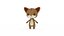 Zeichentrickfigur Fox v002