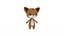 Zeichentrickfigur Fox v002