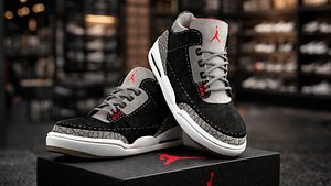 3D jordan air retro