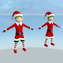 elves elf 3d model