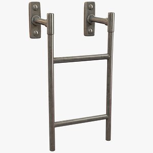 Fragment of a Metal Staircase V1