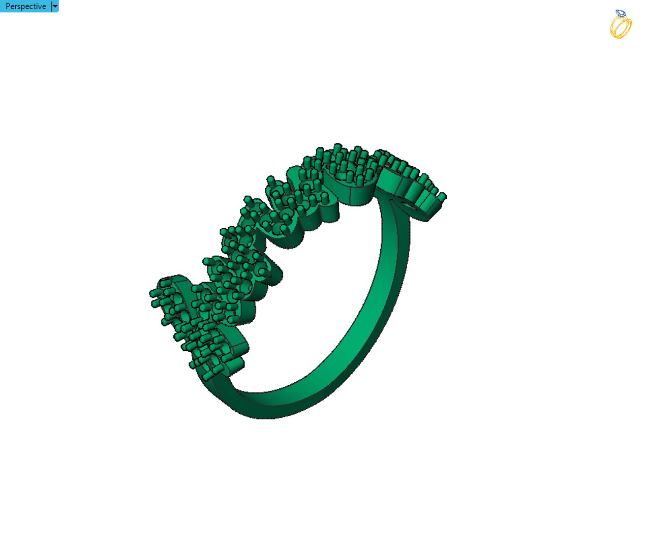 3D alphabet ring - TurboSquid 1457829