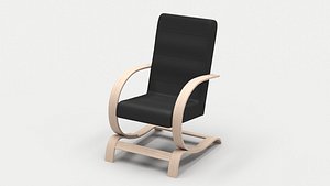 minimalistic armchair 3D model