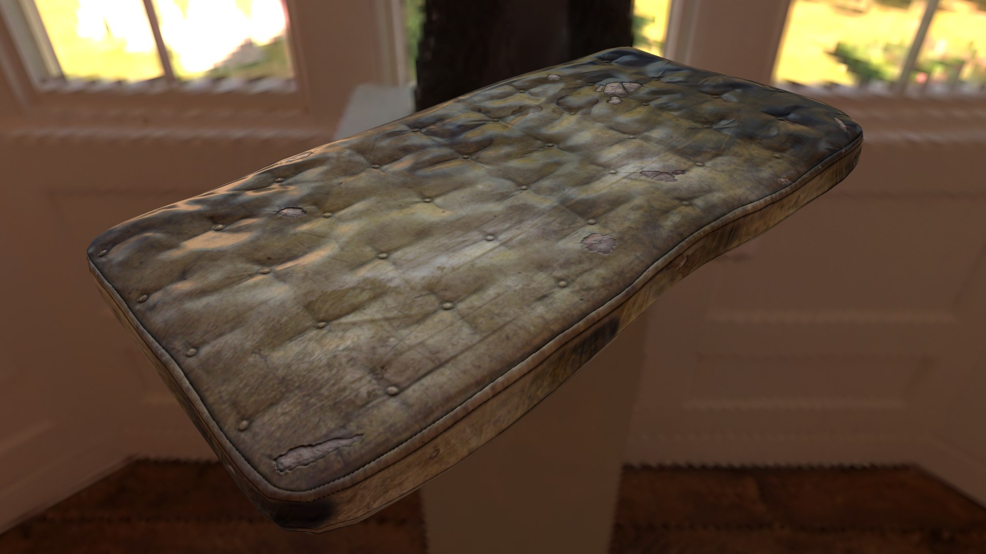 Worn Mattress 3D Model TurboSquid 1218975