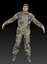 Soldier in German military uniform in A-pose 96