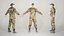 Soldier in German military uniform in A-pose 96