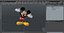 Felice personaggio di Topolino