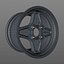 3D Rotiform Wheel rim model
