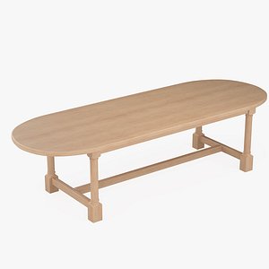 Breakfast table in light oak